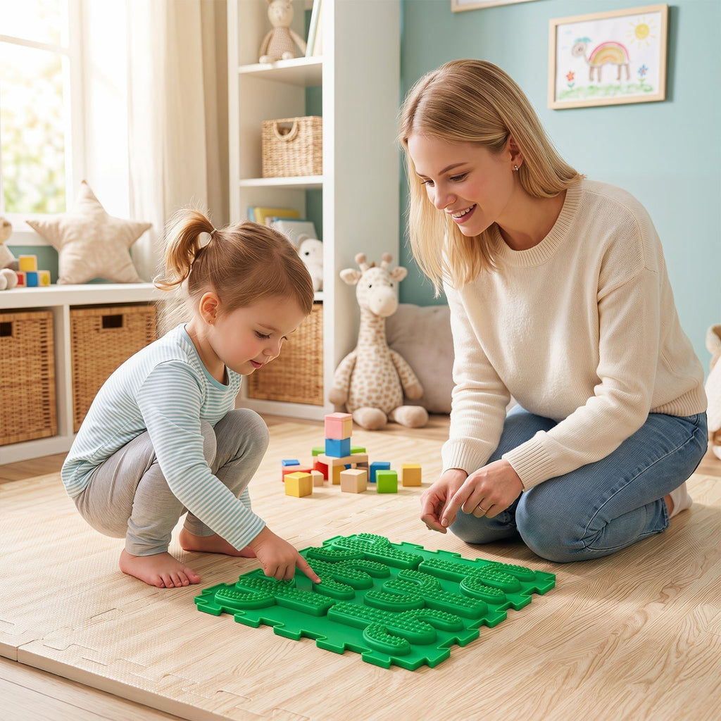 Rainbow Path Sensory Mats — 6 Pieces