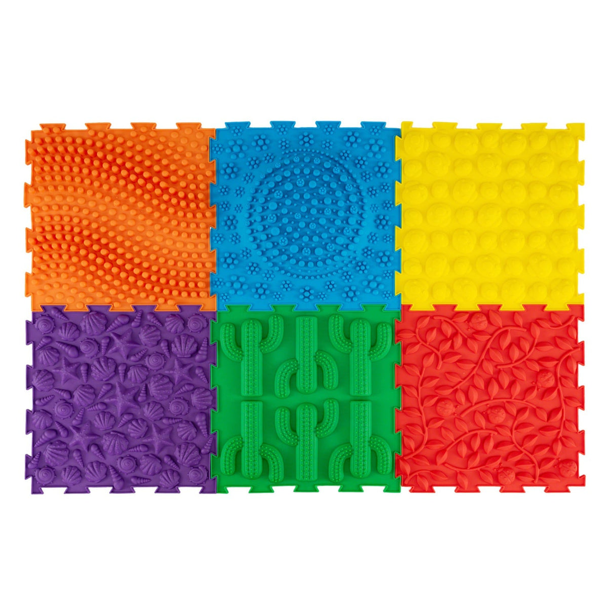 Rainbow Path Sensory Mats — 6 Pieces