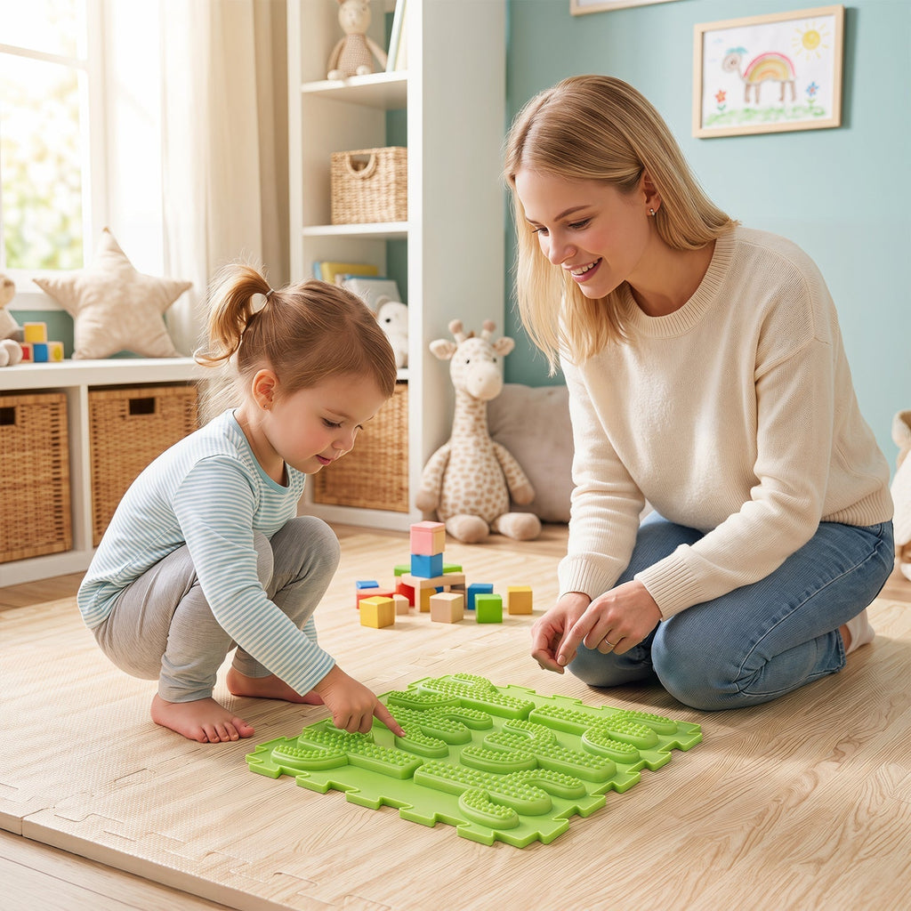 Rainbow Path Sensory Mats — 6 Pieces