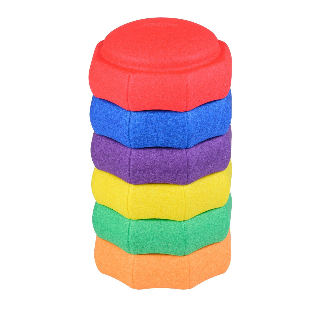 Rainbow Path Balance Stones — 6 Pieces
