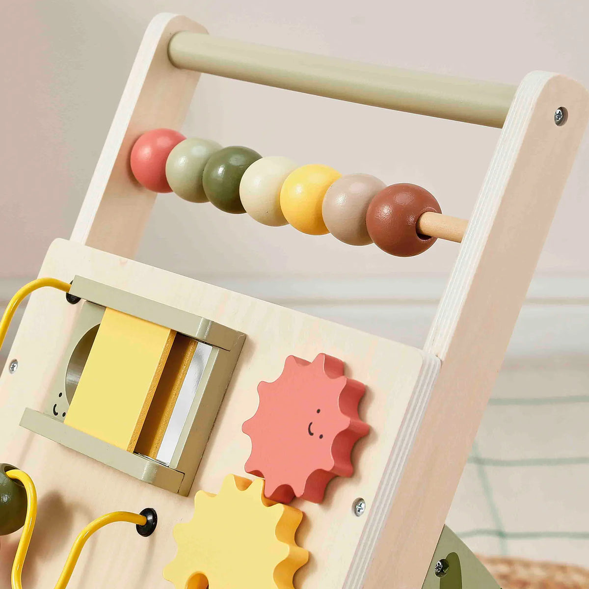 Tiny Land Sage Green Wooden Baby Walker — product image 5 of 8