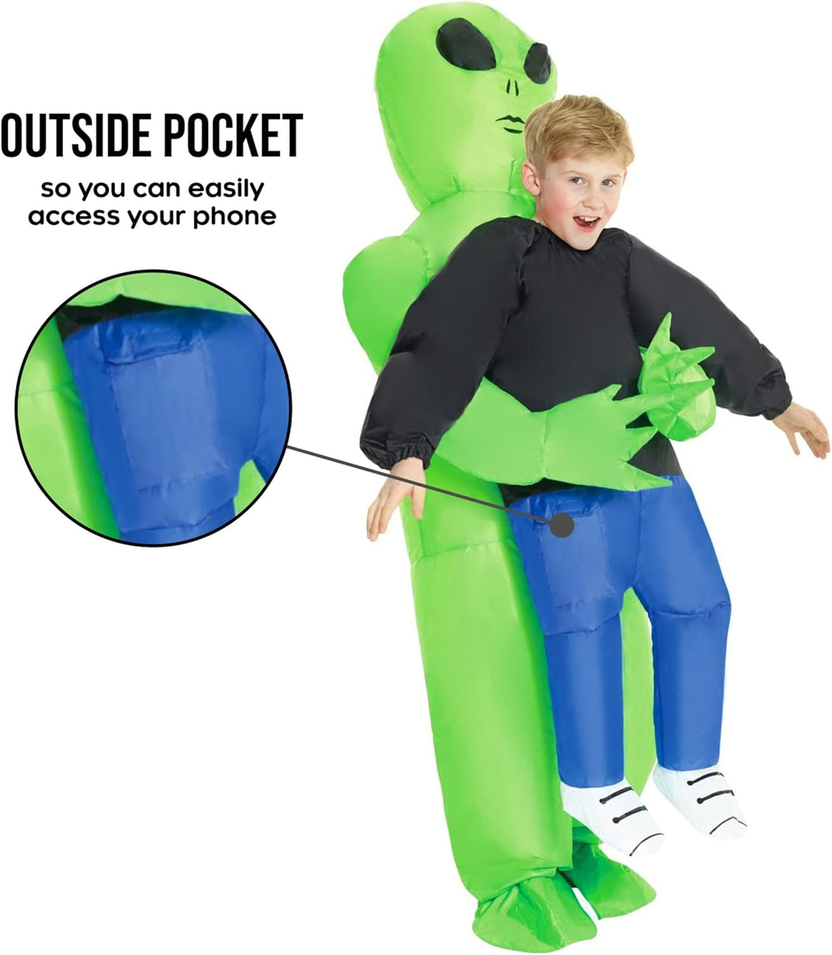 Alien Abduction Inflatable Costume — product photo 3 of 5