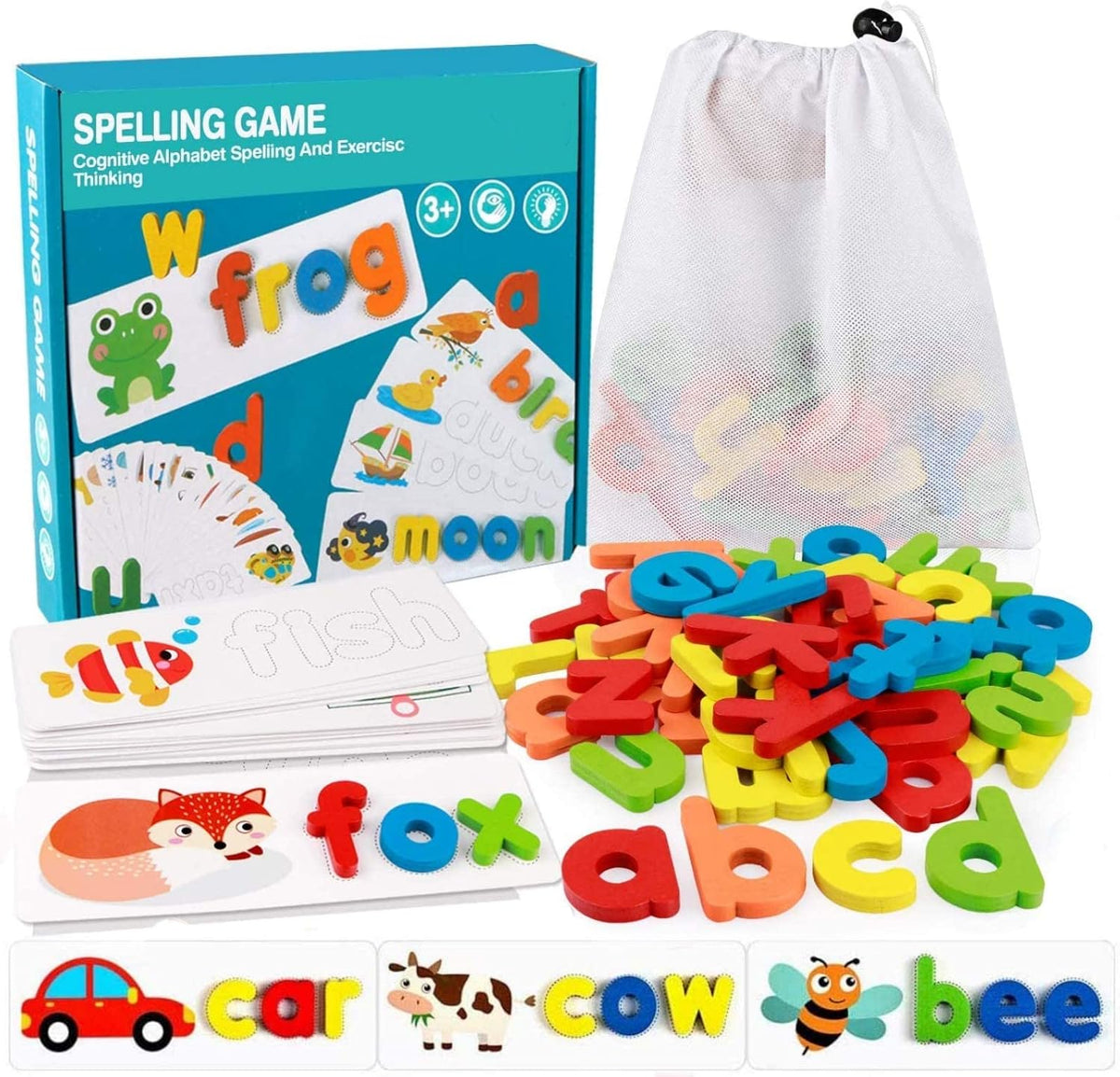 Wooden See & Spell Alphabet Matching Game