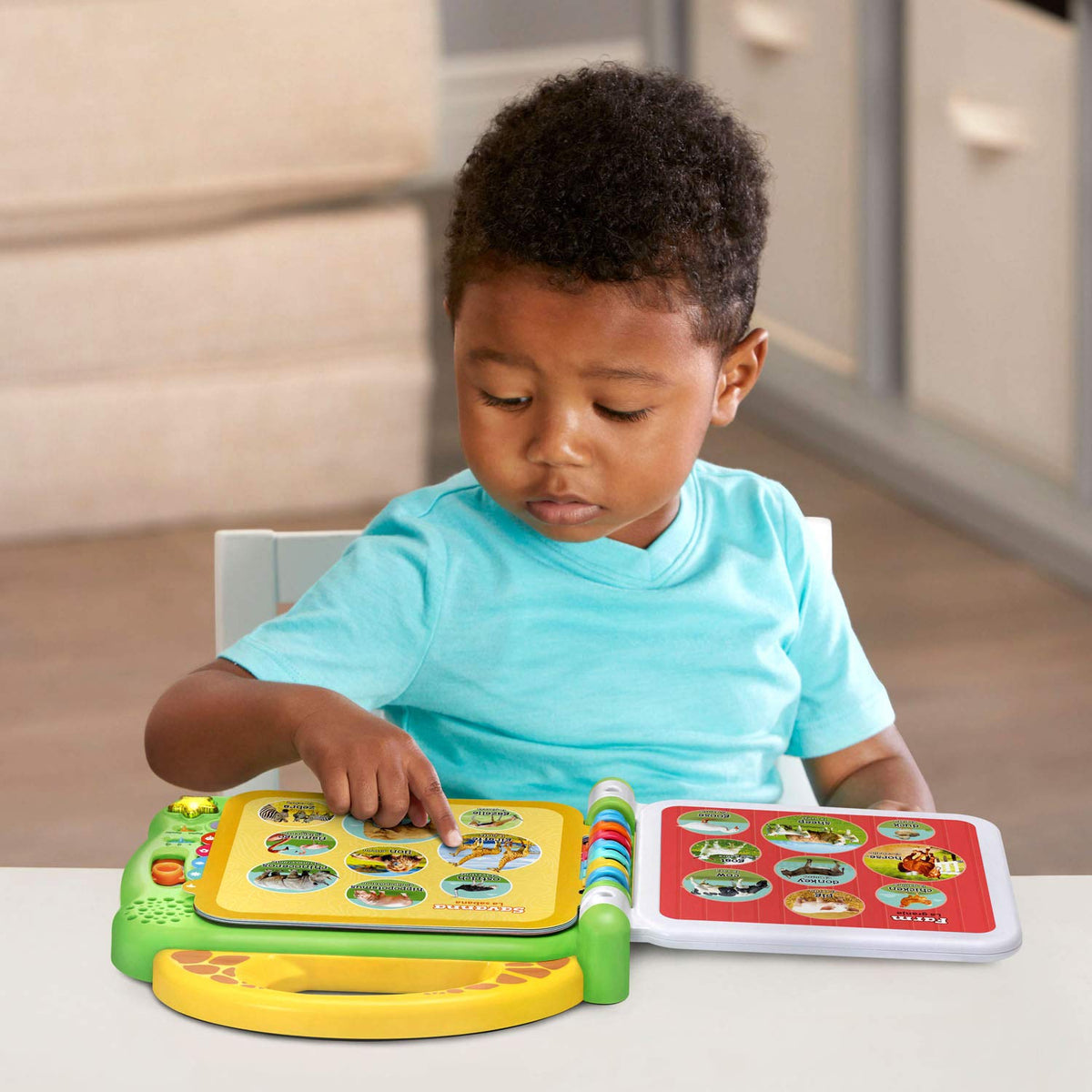 LeapFrog 100 Animals Book, Interactive Bilingual Learning Toy - product photo
