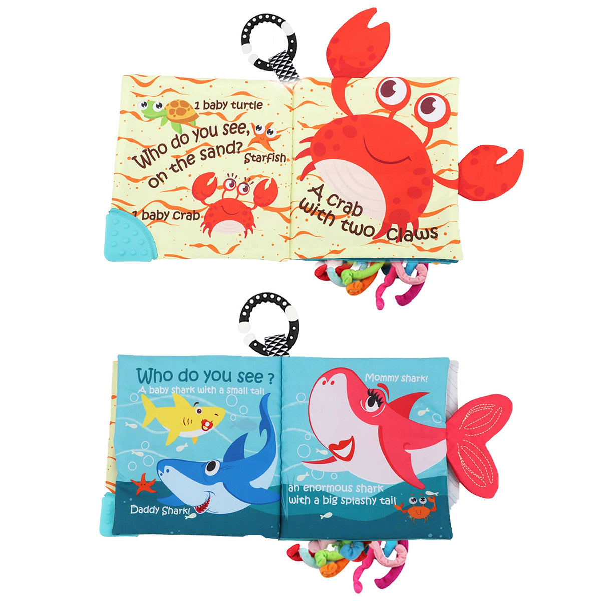 Ocean Adventure Crinkle Book & Teether