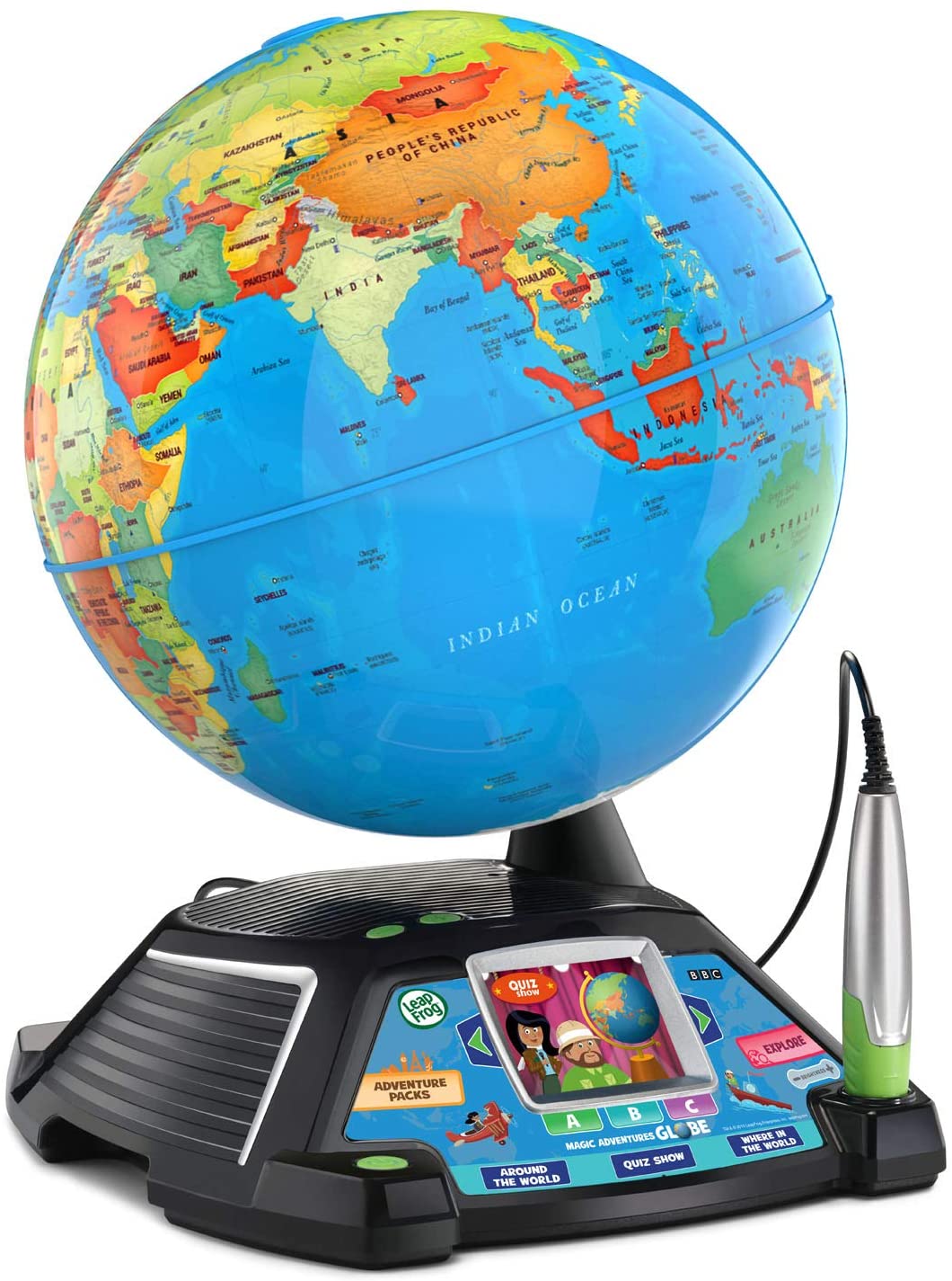 Interactive Learning Globe with Touch Pen, LCD Screen & 5+ Hours of Video