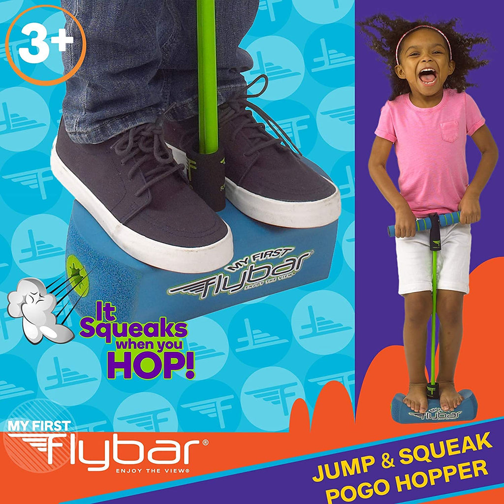 Foam Bungee Pogo Jumper for Kids with Squeaky Sound