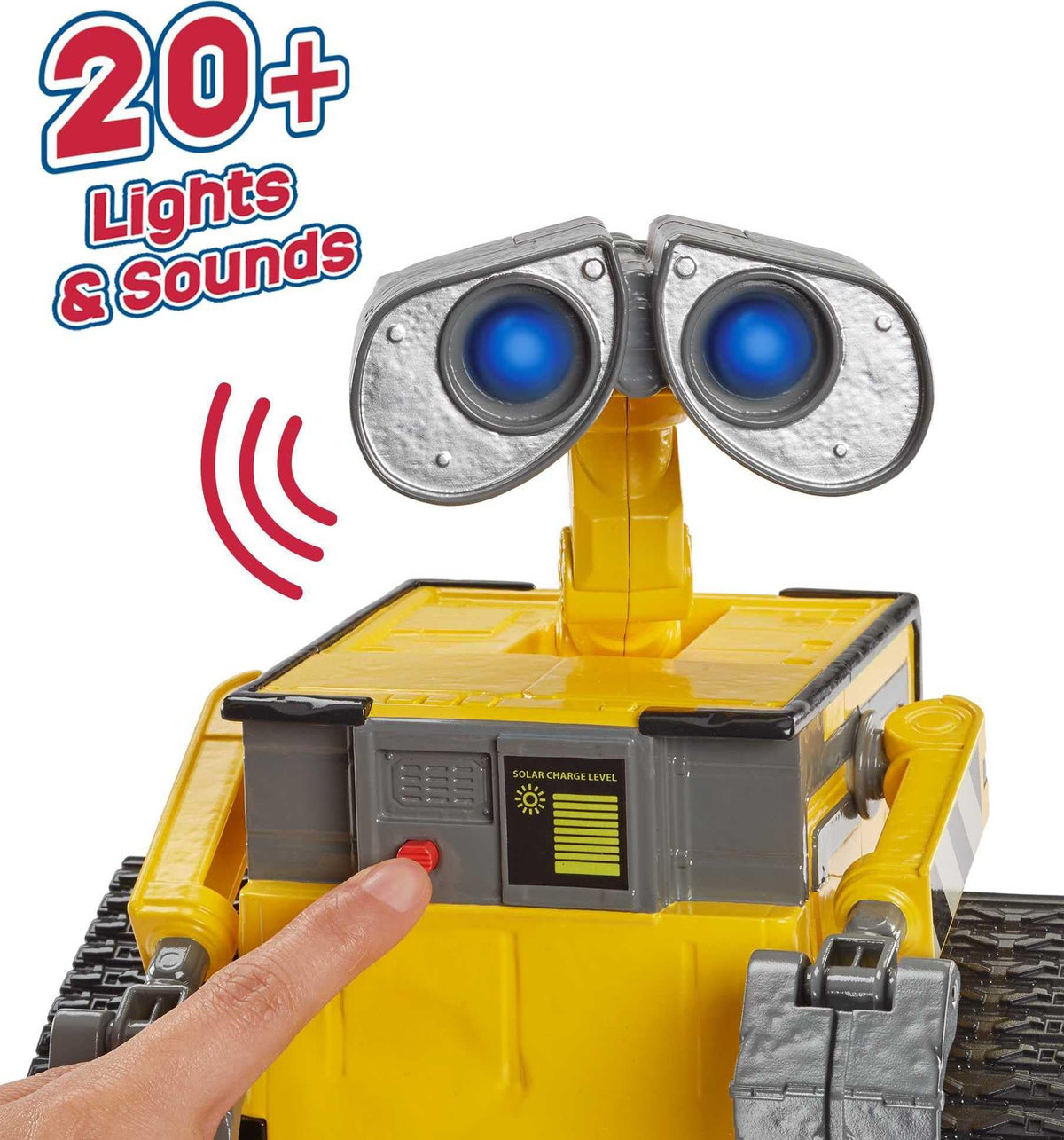 Disney Pixar WALL-E Remote-Control Robot with 20 Light & Sound Effects
