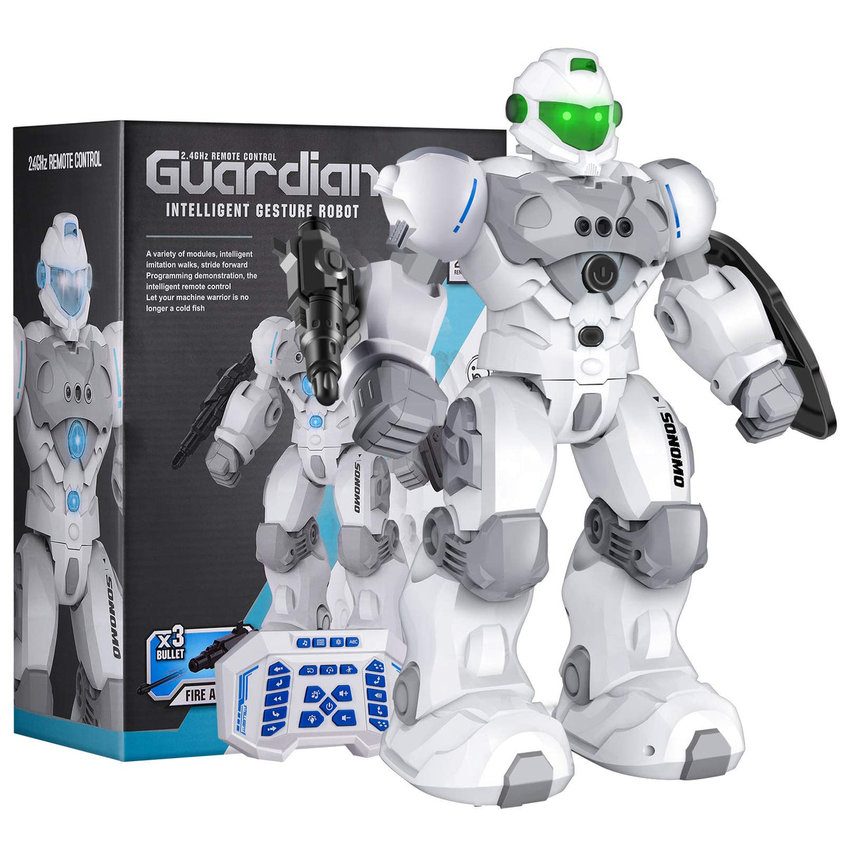 VAV Programmable RC Robot with Gesture Control & Remote