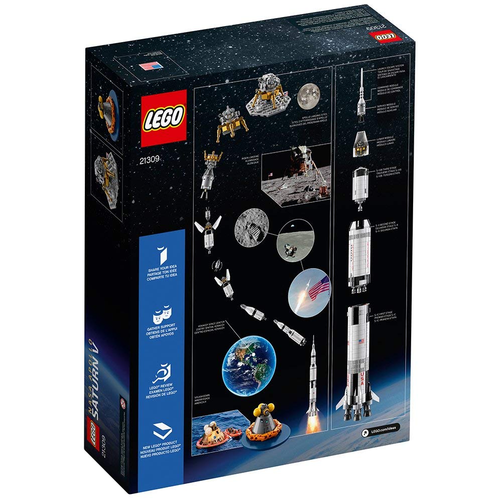 LEGO NASA Apollo Saturn V Rocket — 1,969 Pieces