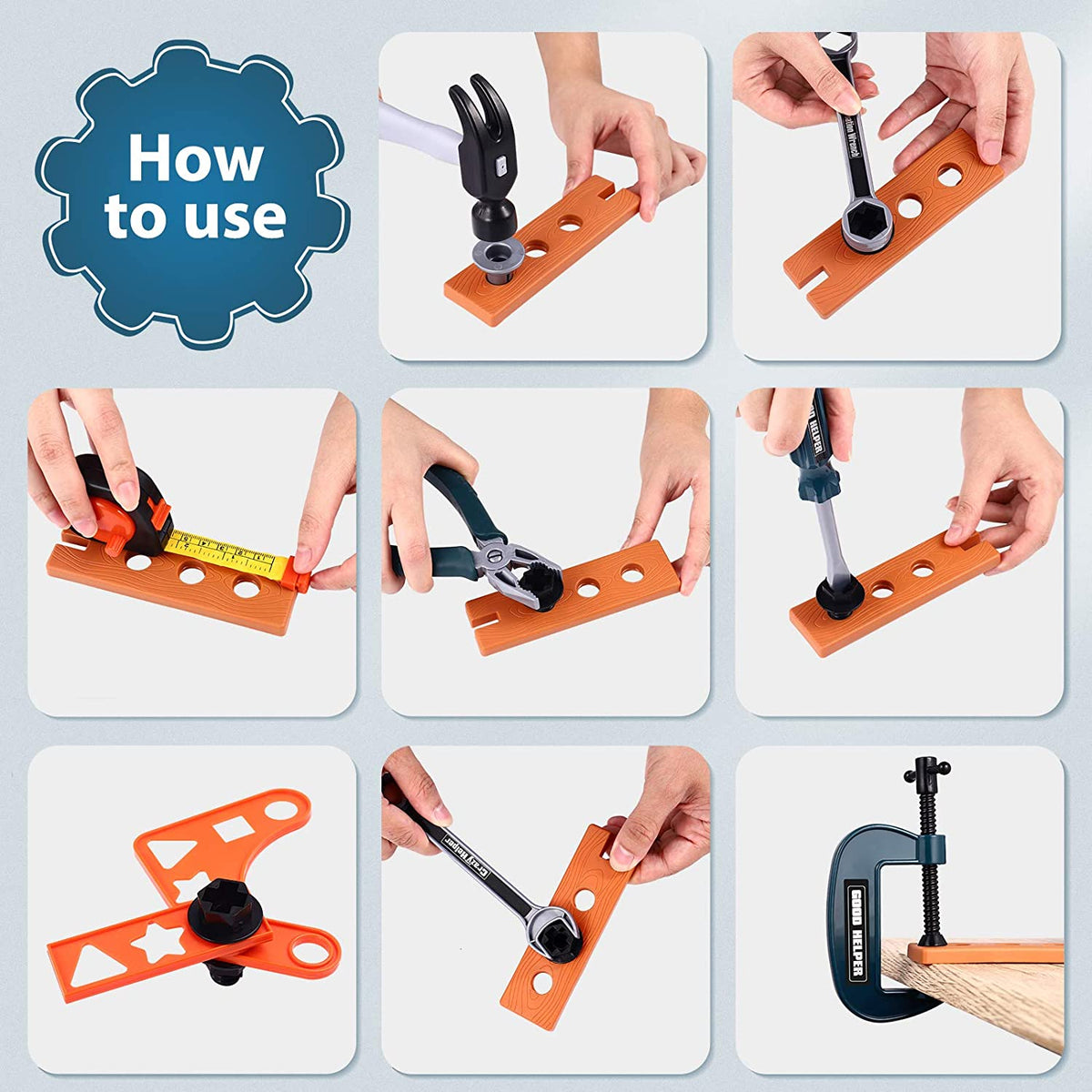 Junior Builder 43-Piece Tool Workshop