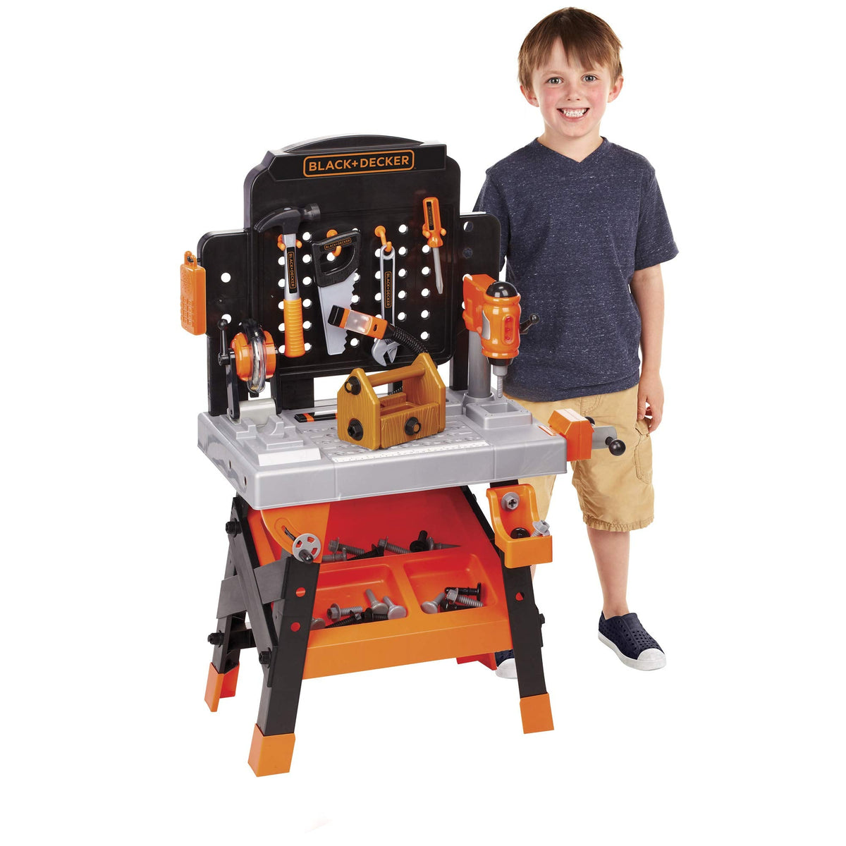 Black+Decker Kids Pretend Workshop with 75+ Tools, Lights & Sounds