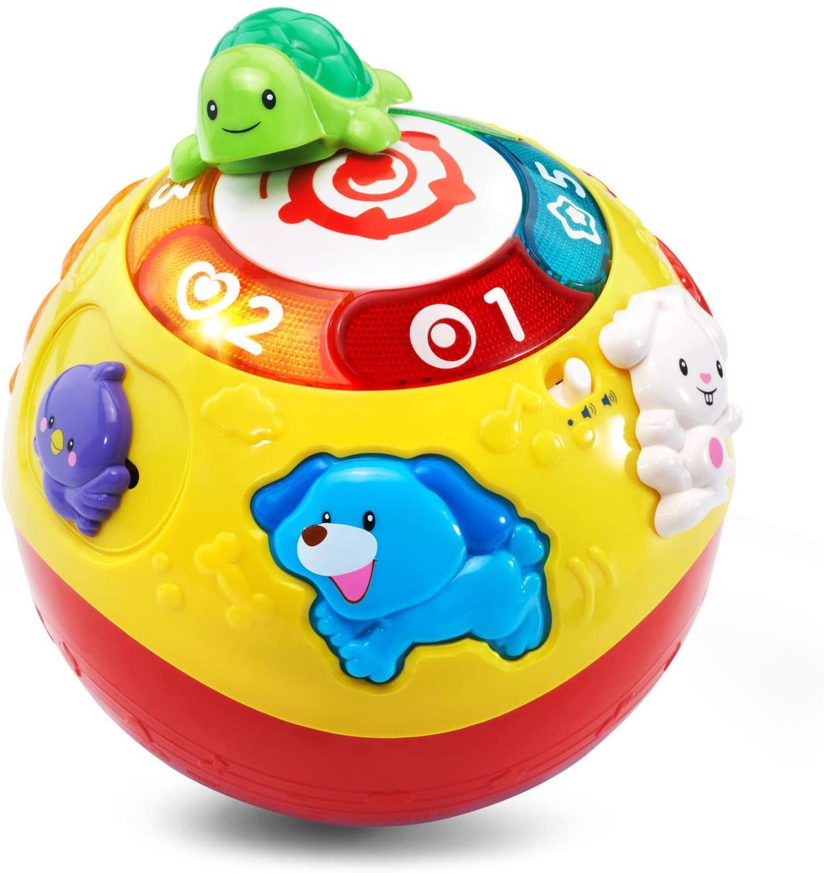 Interactive Baby Learning Ball with 6 Animal Buttons & 45+ Sounds - product photo