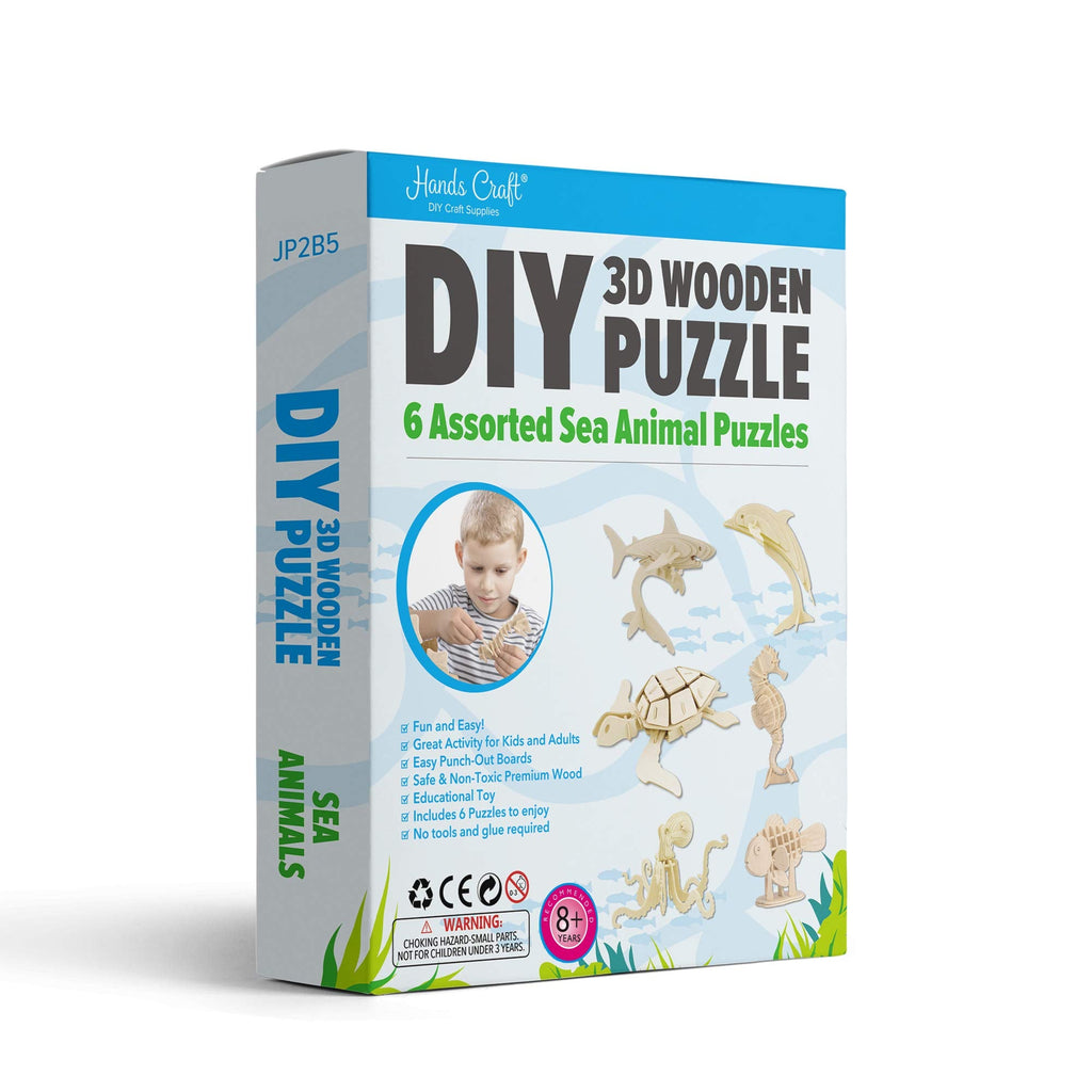 3D Sea Animals Puzzle