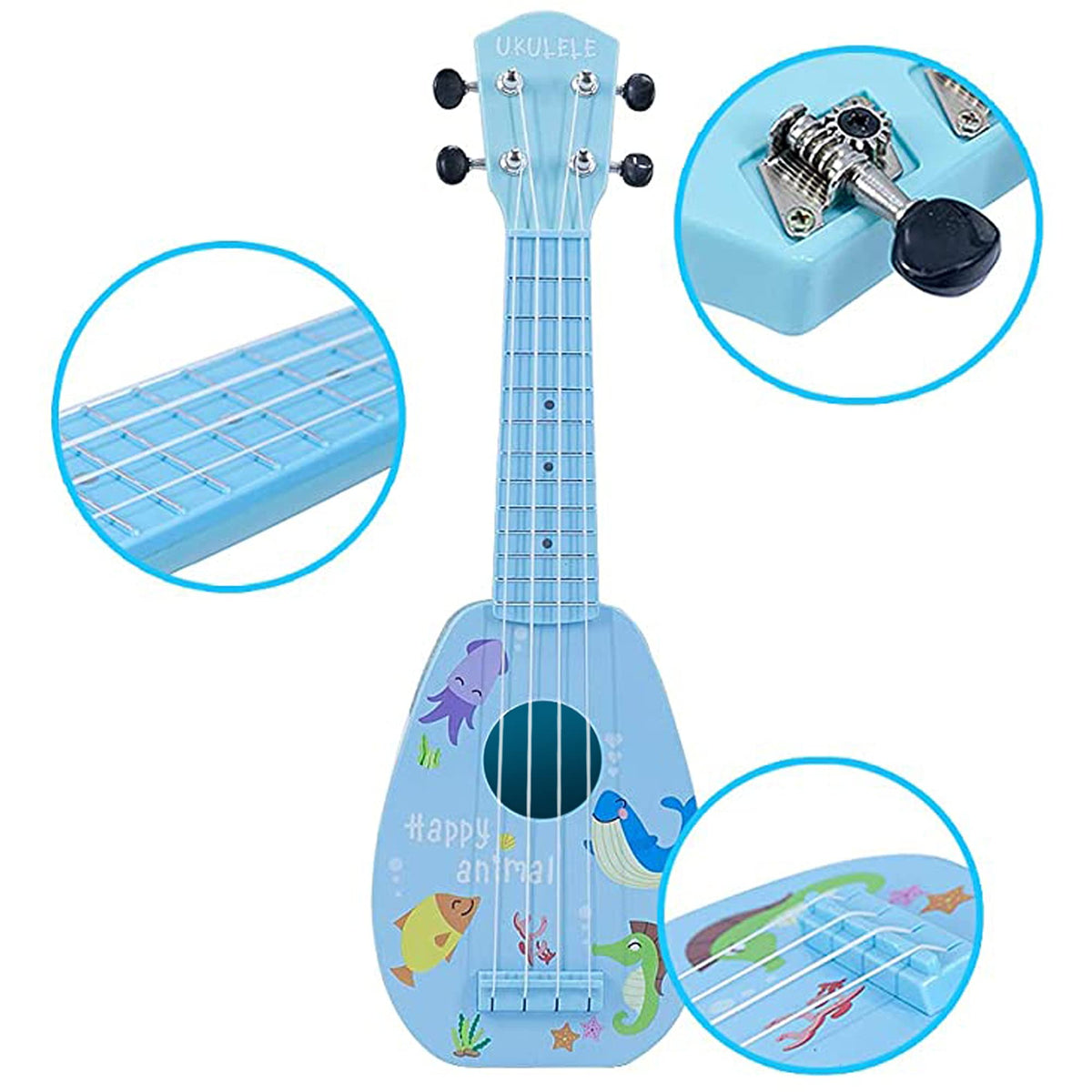 Animal-Themed Beginner Ukulele