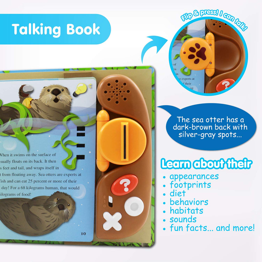 Interactive Animal Kingdom Reader with Quiz, Sounds & 27 Pages