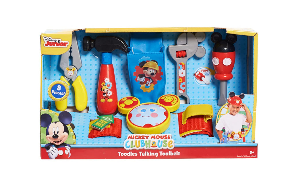 Mickey Mouse Toddles Talking Tool Belt with Pretend Tools