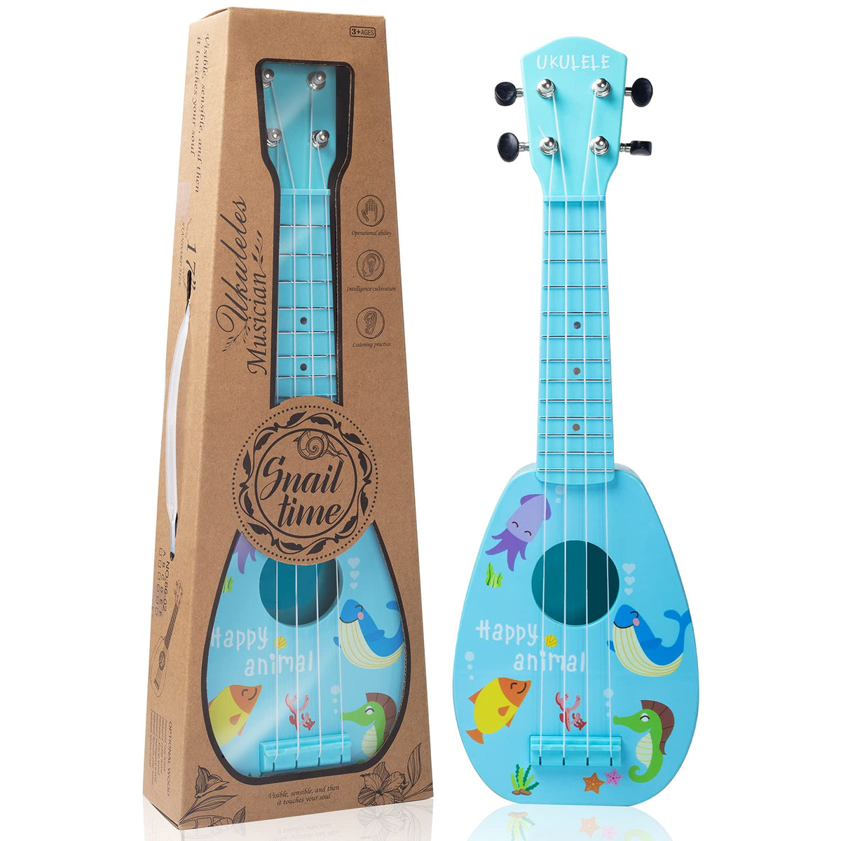 Animal-Themed Beginner Ukulele