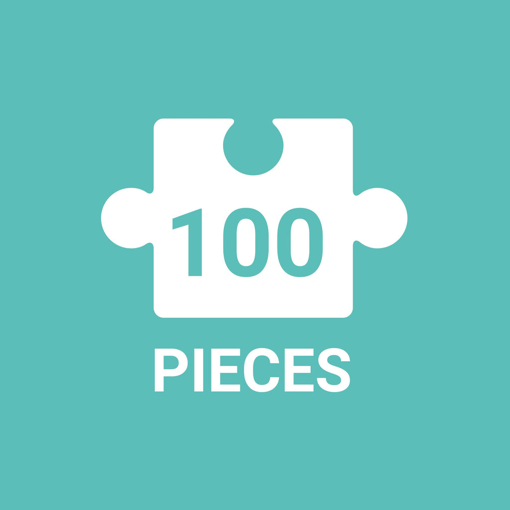 Mudpuppy Unicorns Glow-in-the-Dark Puzzle, 100 Pieces