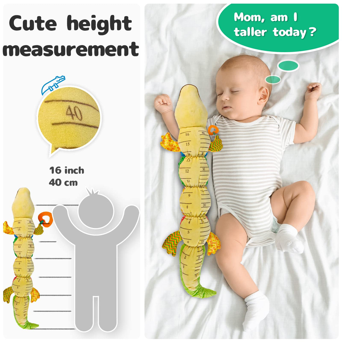Cuddle Croc Baby Activity Plush