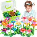 130-Piece Flower Garden Building Toy Set for Kids