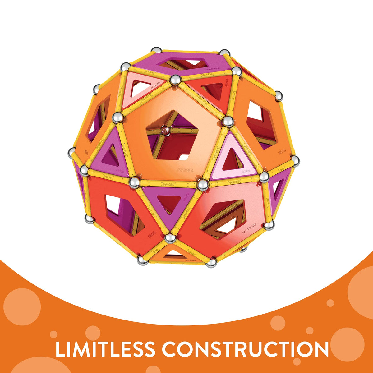 Geomag Classic Panels 200-Piece Magnetic Building Set - product photo