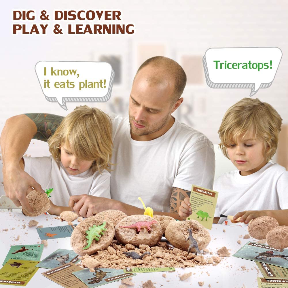 Dino Egg Excavation & Craft Kit