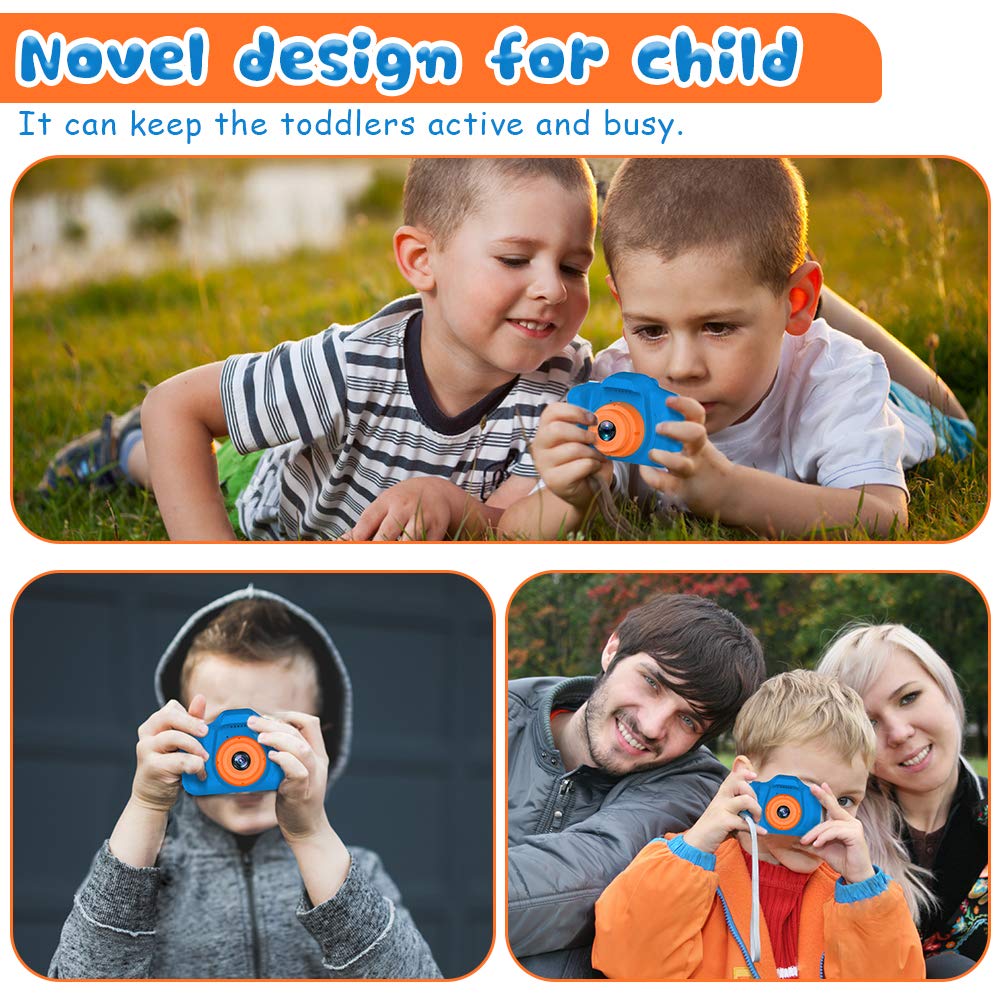 Kids Digital Selfie Camera with Dual Cameras & 32GB Card