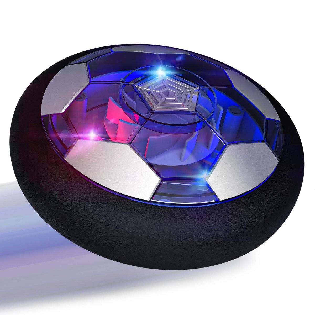 Rechargeable LED Hover Soccer Ball with Air-Cushion Bumper