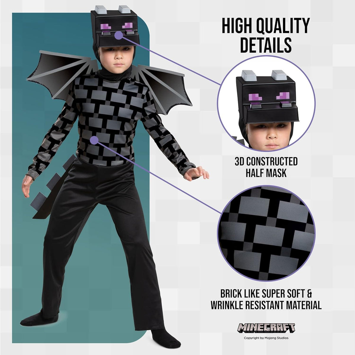 Ender Dragon Costume for Kids — product photo 3 of 6