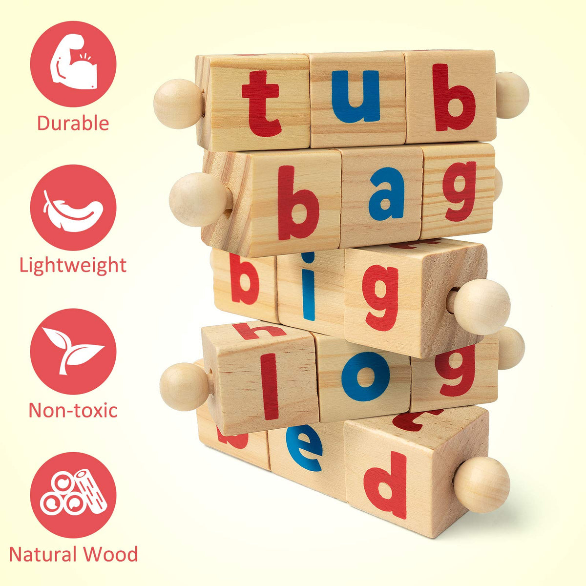 Wooden Reading & Spelling Game