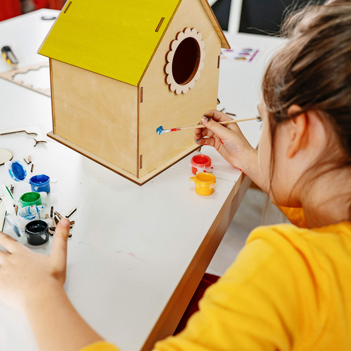 Wood Bird Do It Yourself House Puzzle