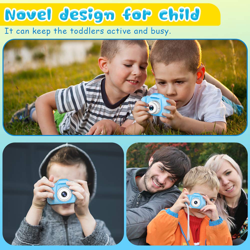 Kids Selfie Camera with 1080p Video, 28 Photo Frames & 32GB Card
