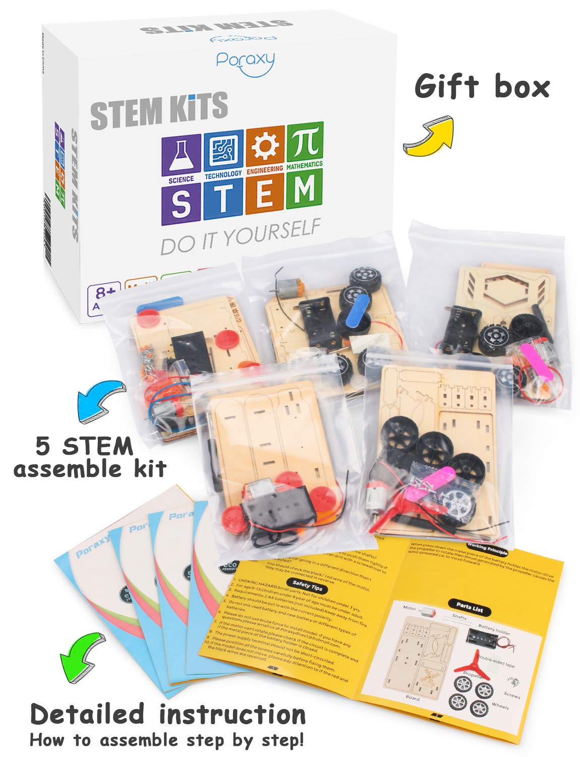 STEM Vehicles Kit 5 in 1 - Do It Yourself
