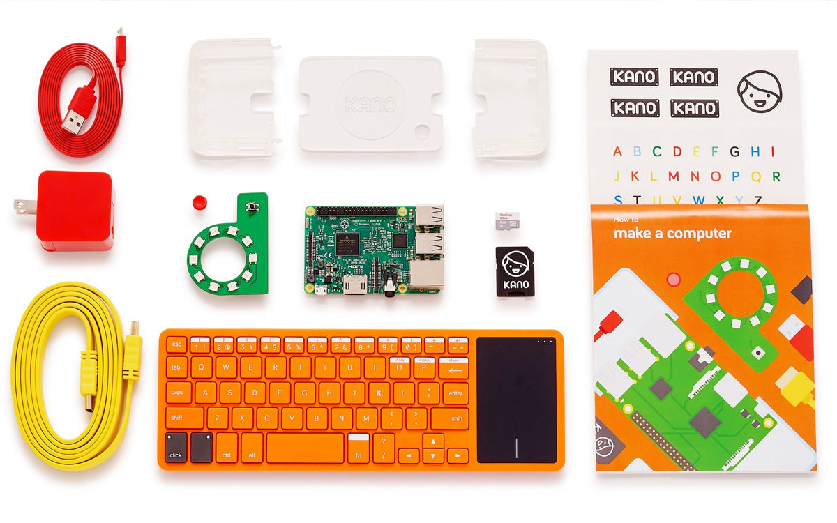 Kano Computer Kit with Raspberry Pi 3, 100+ Coding Challenges