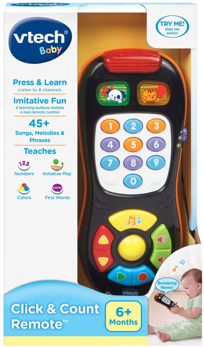 Baby Toy Remote Control with 45+ Sounds, 9 Channels & 10 Buttons - product photo