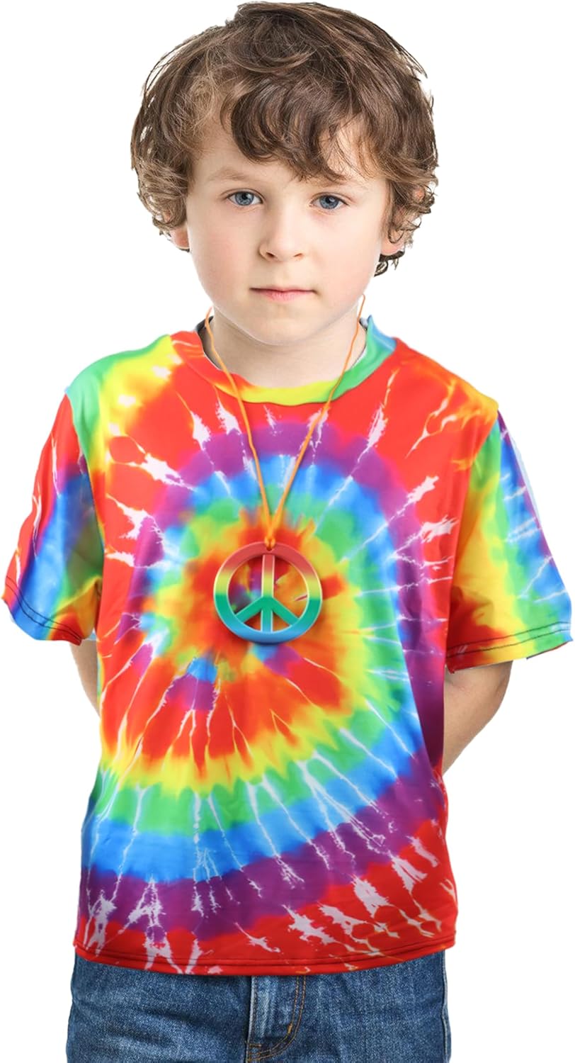 70s Hippie Costume Set (4pc, Ages 4–12) — product photo 2 of 6