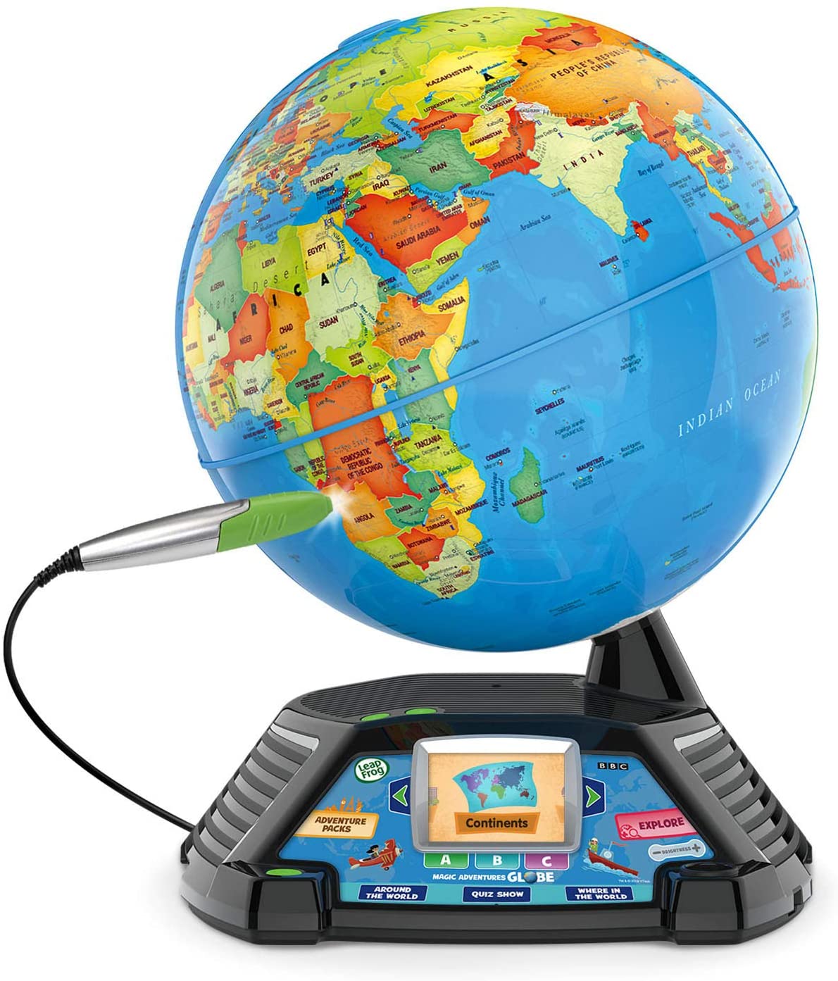 Interactive Learning Globe with Touch Pen, LCD Screen & 5+ Hours of Video