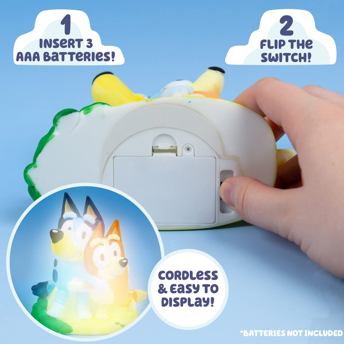 Bluey & Bingo Paint Your Own Night Lamp Art Set