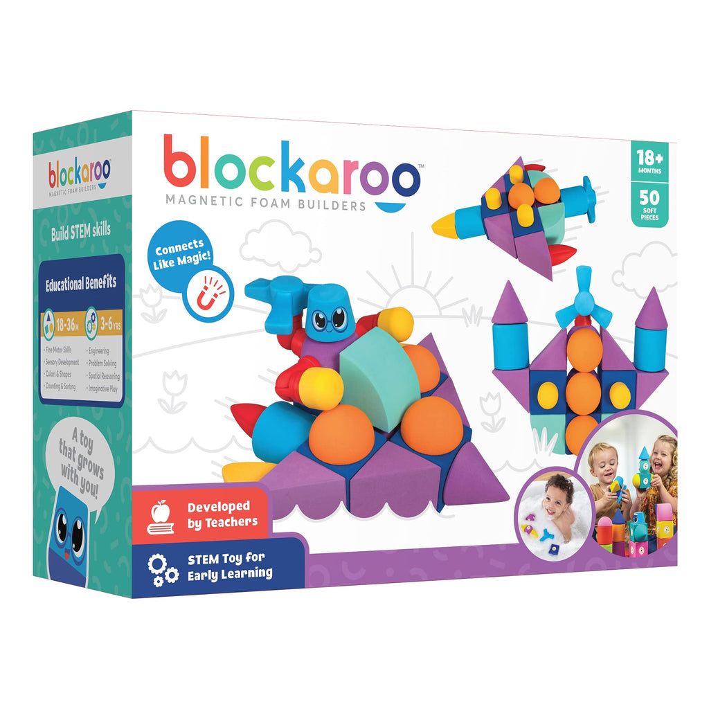 Preschool Magnetic Foam Building Blocks