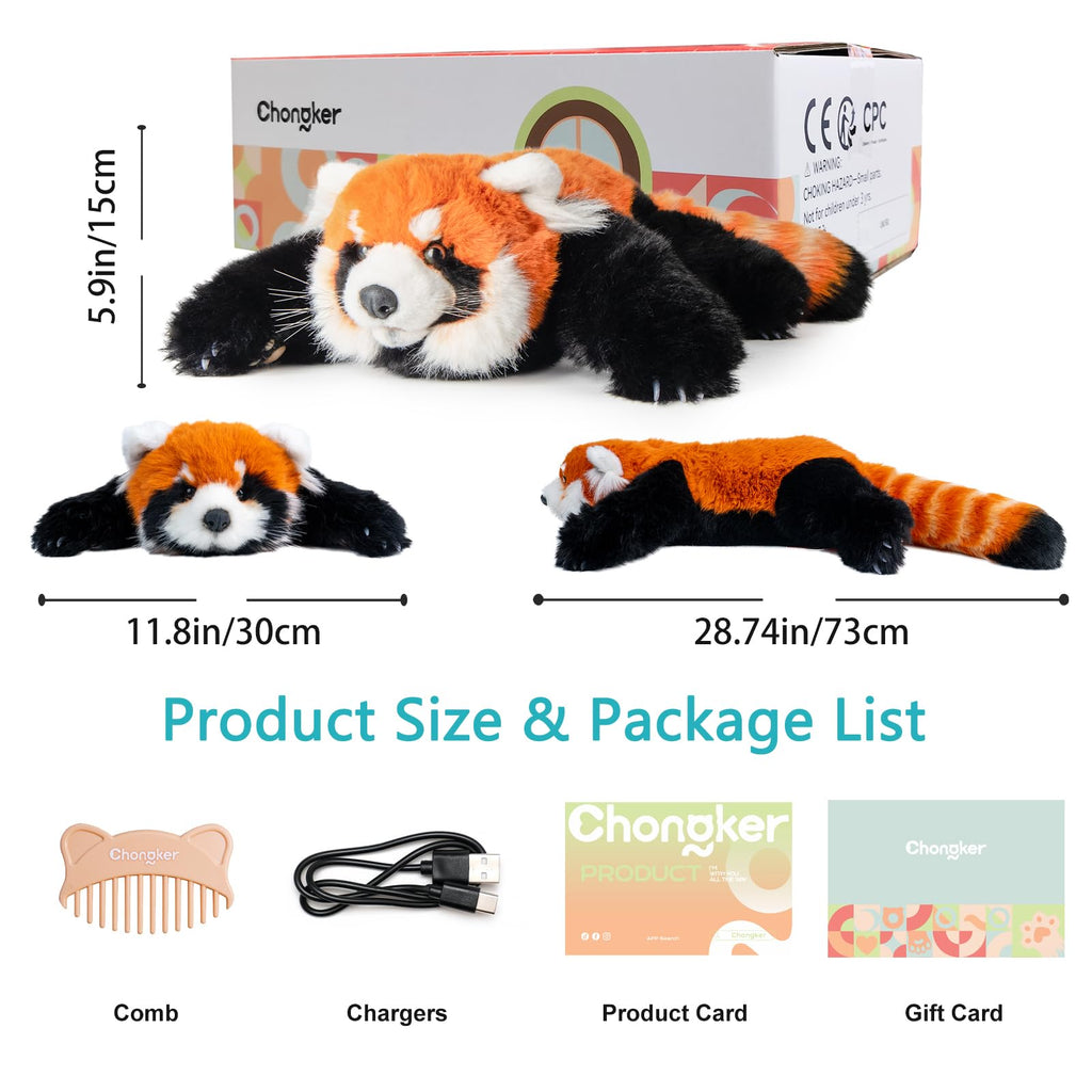 Breathing Red Panda Plush by Chongker, image 12 of 14