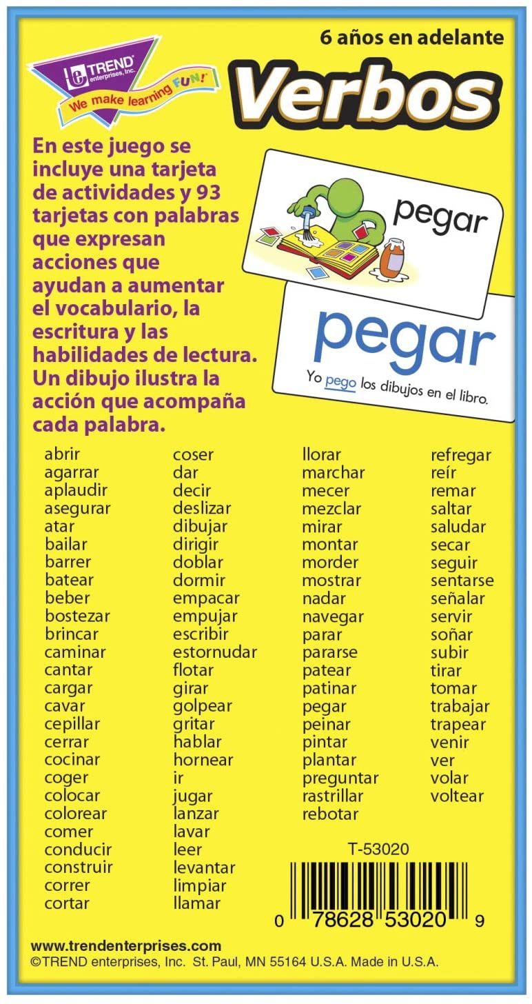 Spanish Verbs Flashcards