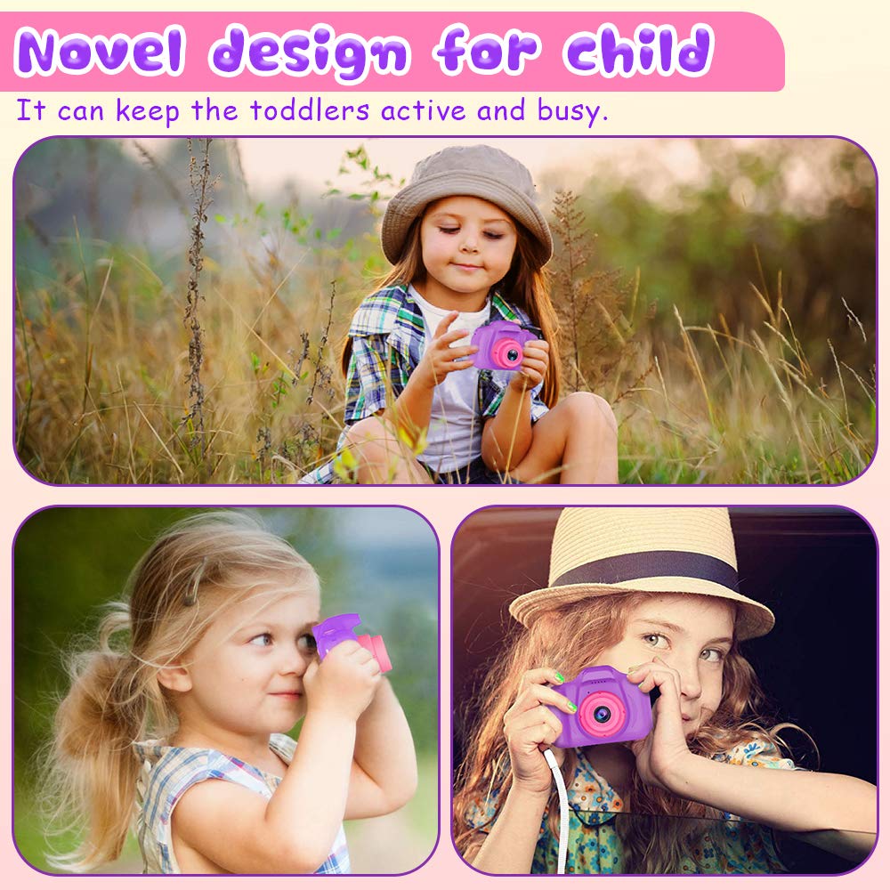 Kids Selfie Camera with 8MP Photos, 1080p Video & 32GB Card - product photo