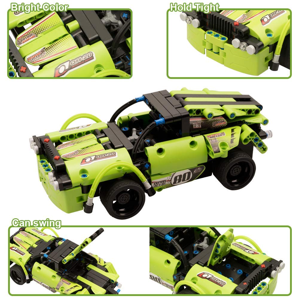2-in-1 Buildable Remote-Control Race Car STEM Kit