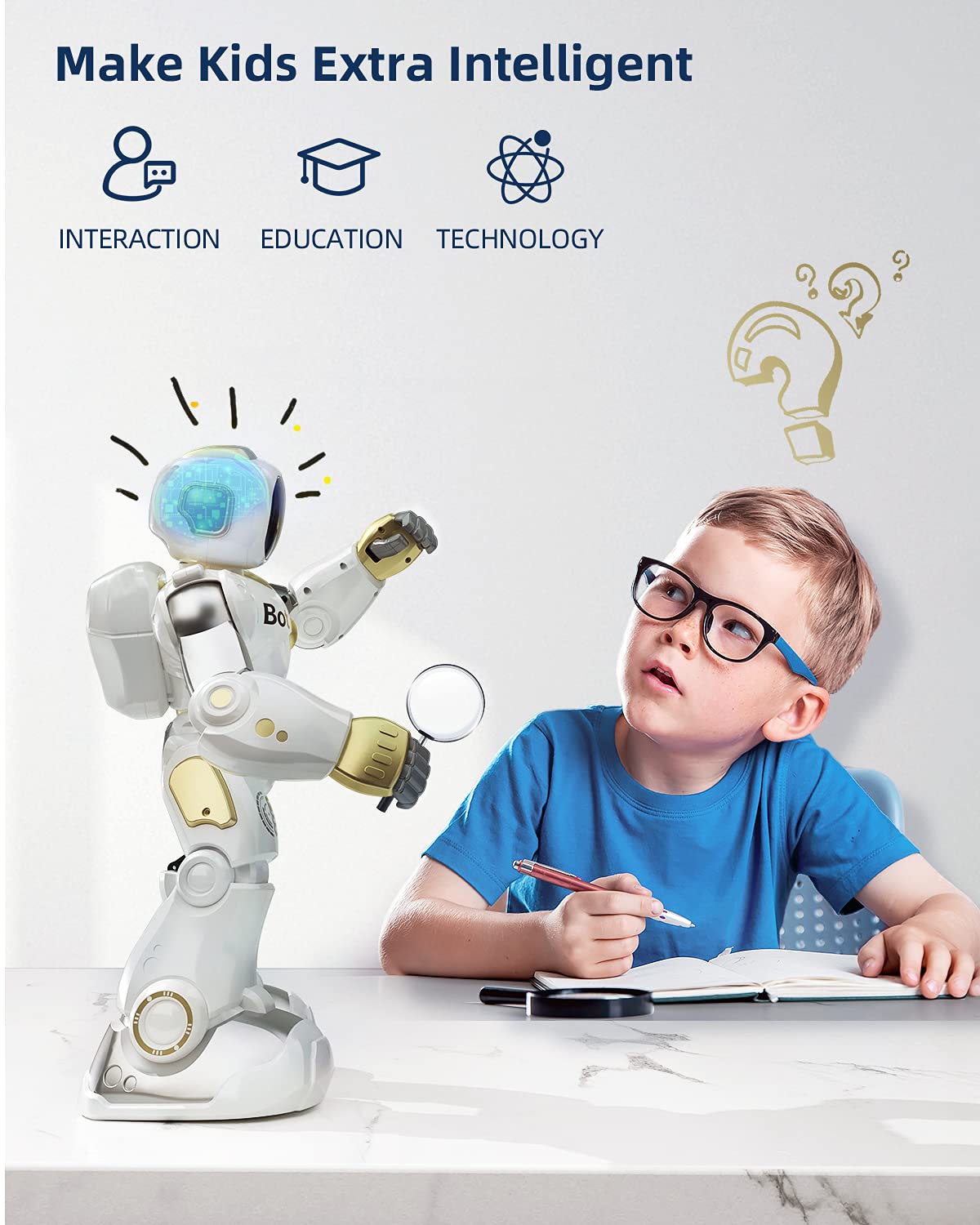Ruko 1088 Smart Robot for Kids with App, Voice & Remote Control