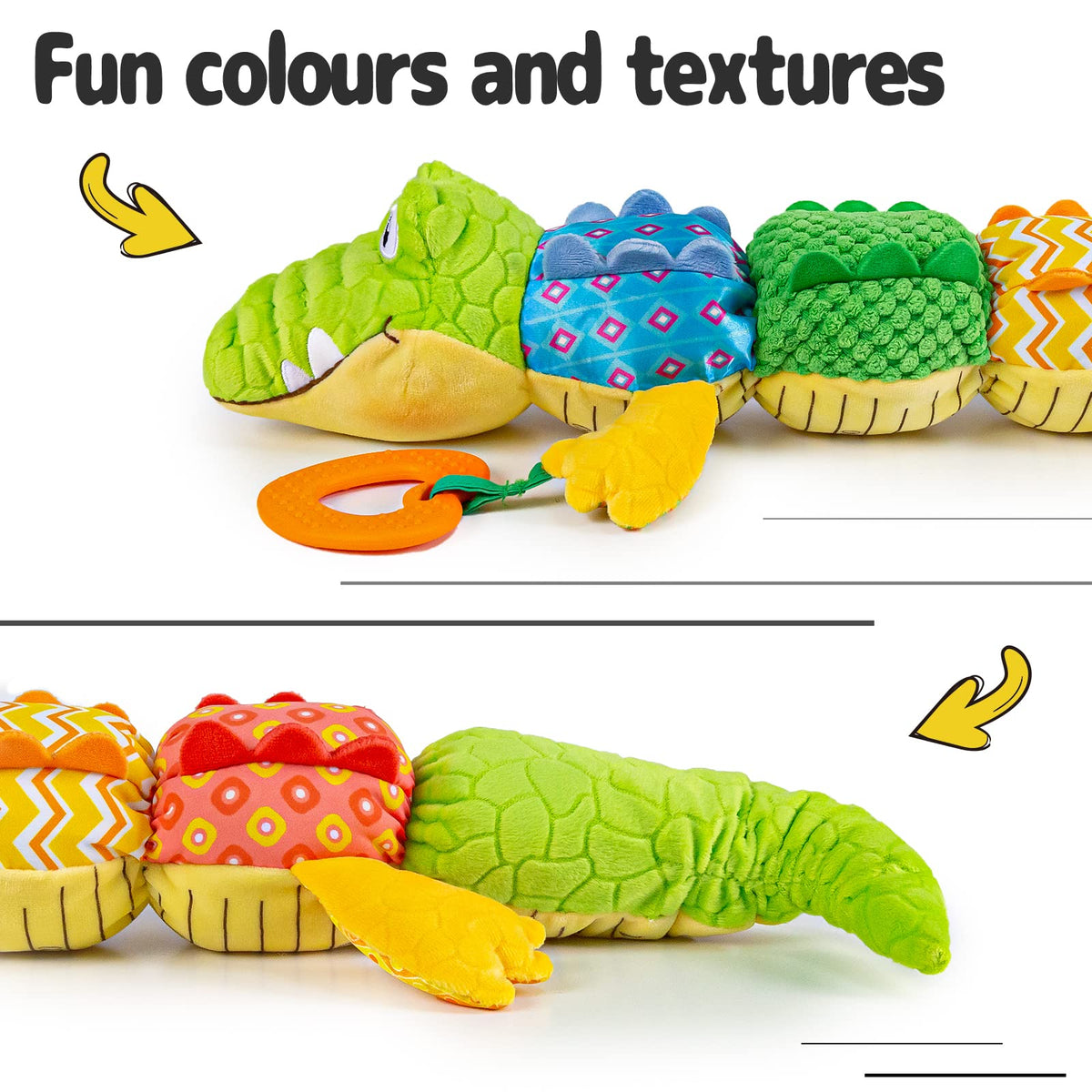 Cuddle Croc Baby Activity Plush