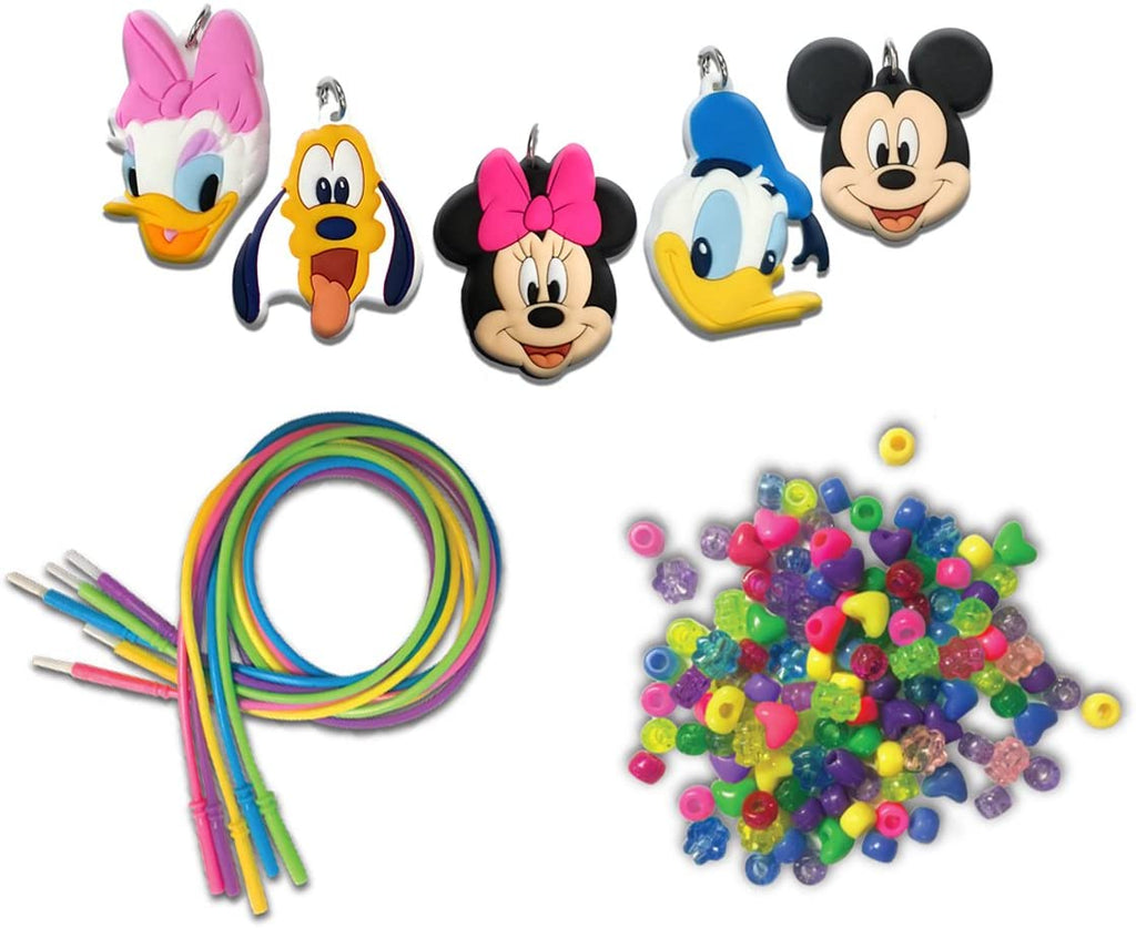 Kids Necklace-Making Kit with 5 Necklaces & 5 Character Charms