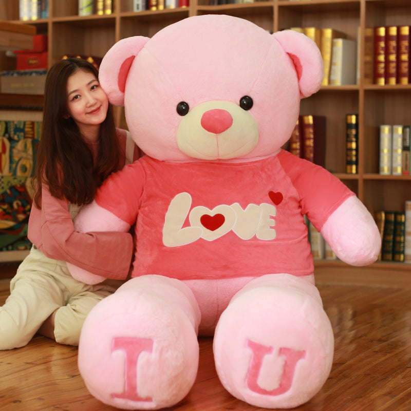 Heart Hugs Teddy Bear Cushion