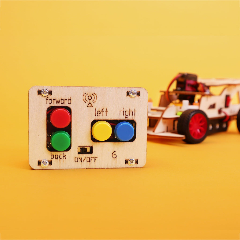Steering Remote-Controlled Car DIY STEM Kit by Kitsville, image 10 of 11