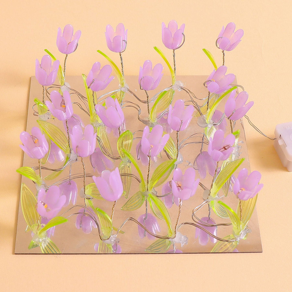 Tulip Mirror LED Night Light - Purple by Kitsville, image 8 of 10